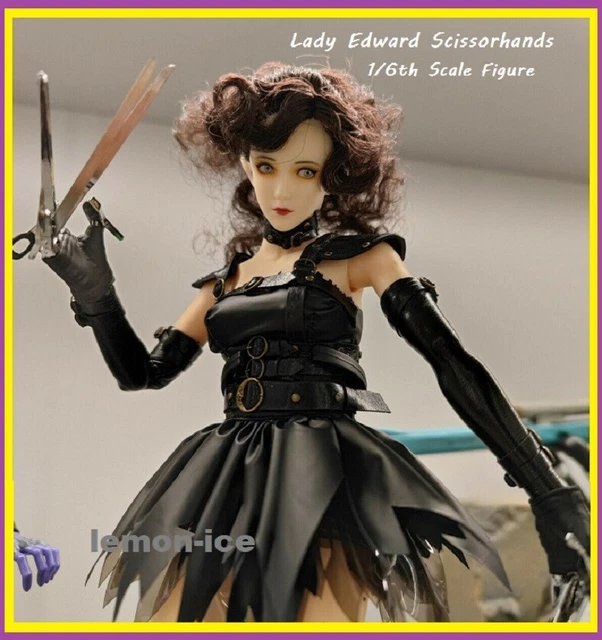 ⭐⭐KOOKY⭐⭐ LADY EDWARD SCISSORHANDS 1/6 Scale Female Action Figure Set