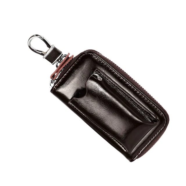 Borsa portachiavi auto retrò borsa chiavi maschio cerniera auto borsa chiavi