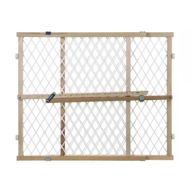 Diamond Mesh Gate Child Safety Pet Door Sturdy Construction Adjustable Width New