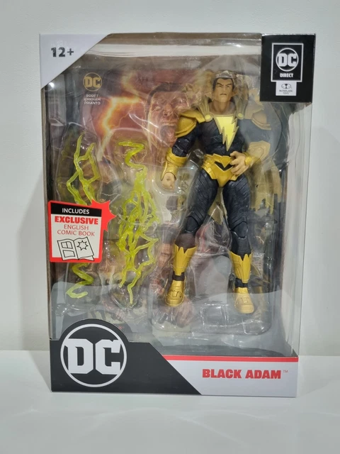 Figurine McFarlane 17 Cm Superman – Black Adam – Comic Inclus – 22+ Articulations – DC Multiverse