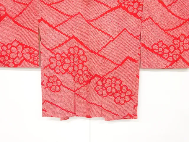 6677934: Japanese Kimono / Vintage Haori / All Shibori / Flower