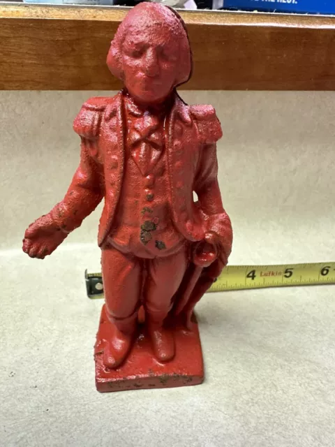 Vintage Cast Iron Coin Bank George Washington