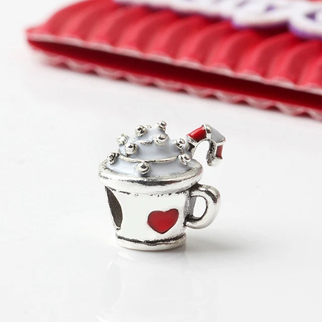 10 Pcs Heart Necklace Charms Beaded Nativity Accessories Bracelets Beads Pendant 8