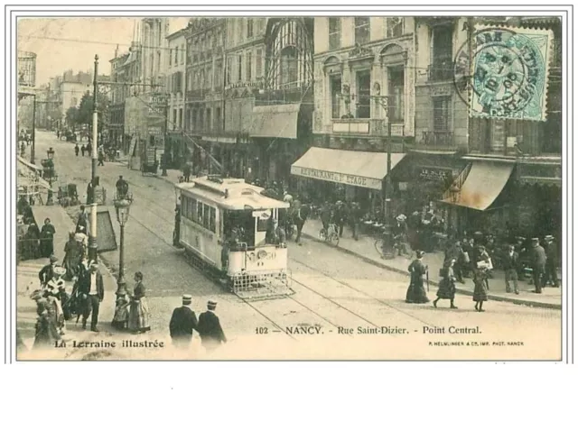 54.Nancy.rue Saint Dizier.point Central.tramway.tache Et Dechirure