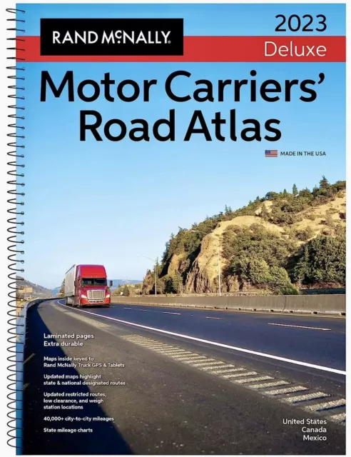 Rand Mcnally 2023 Deluxe Motor Carriers' Road Atlas Rand Mcnally Motor Carriers