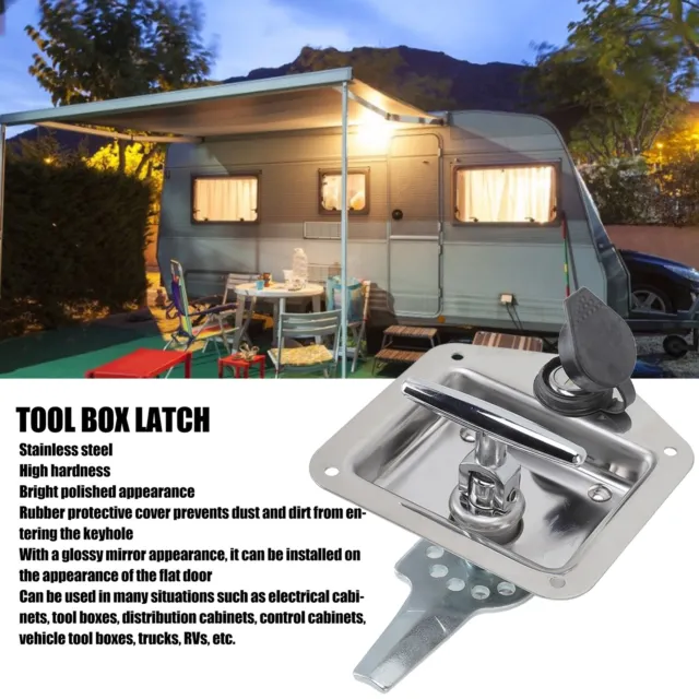 T Handle Latch Car Tool Cabinet Retrofit Handle Lock For Tool Lock Toolbox