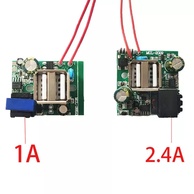 2.4A1A 2 vie USB --uscita - modulo potenza di ricarica per cellulare USB --dispositivo