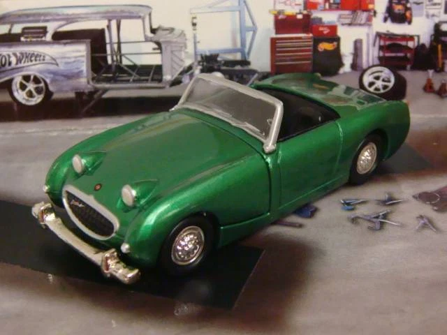 British Motoring 1959 Austin Healey Sprite "Bug-eye" Roadster 1/64 Scale Ltd E British Motoring 1959 Austin Healey Sprite "Bug-eye" Roadster 1/64 Scale Ltd E