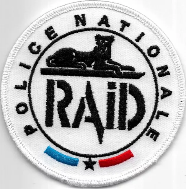 FRANKREICH France R.A.I.D. - WEISS Police Nationale RAID Patch Polizei Abzeichen