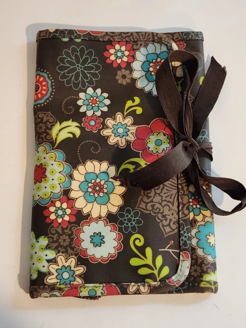 Thirty One Tri-Fold and Go Brown/Floral Organizer