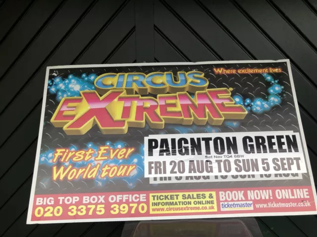 Large Circus Display Poster