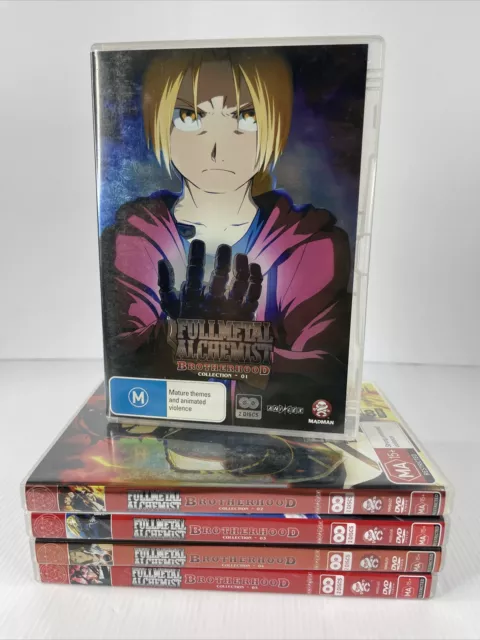Fullmetal Alchemist Season 1+ 2 Brotherhood (115 Episodes + 2 Movie) DVD  Anime