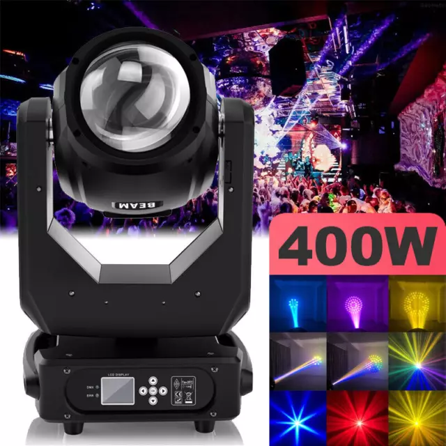 400W Moving Head Stage Light RGBW Gobo LED DMX Beam Club Party Disco DJ Lighting