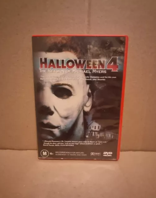 Halloween 4 - The Return Of Michael Myers (DVD, 1988) Rare Region 4 PAL GC