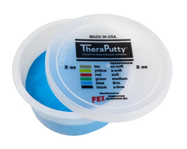 Cando Theraputty Standard Hand Exercise Putty - 2 oz - Blue - Firm