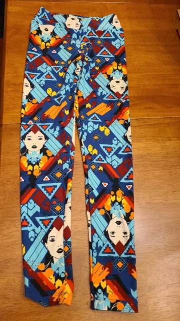 Lularoe Kids Disney Pocahontas tween Girls leggings