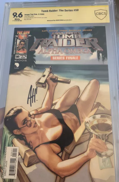 Tomb Raider #50 CBCS 9.6 Signed by Adam Hughes