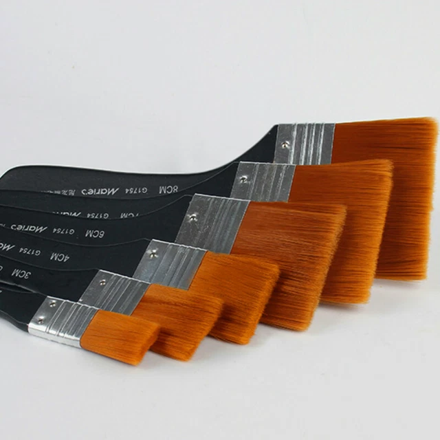Acquerello Pittura a Olio Spazzola Nylon Capelli Lavaggio Bambini Arte Forniture
