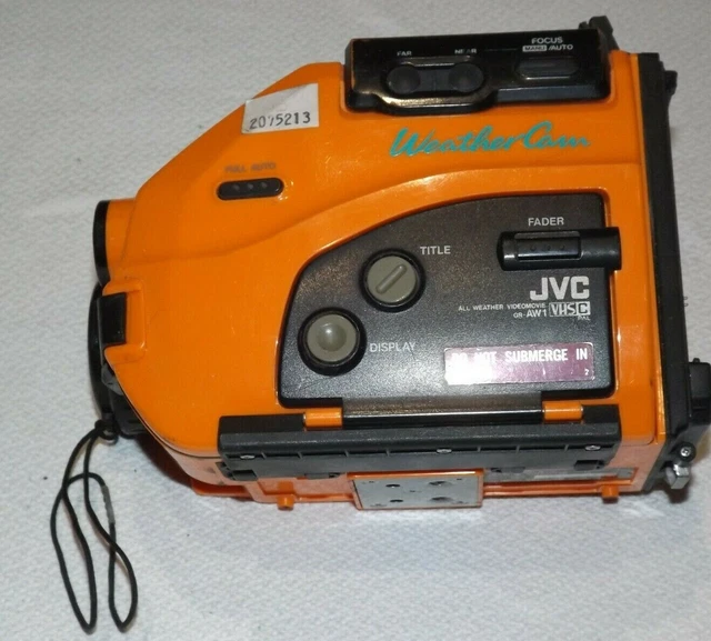 VINTAGE JVC GR AW1E VHS C PAL weather cam video camcorder *read