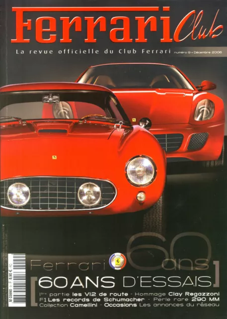 Lot de 3 revues magazines Ferrari Club No 4 / No 9 / No 15 2