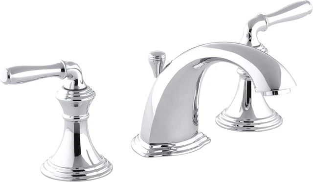 Kohler K-394-4-CP Devonshire Widespread Bathroom Faucet with UltraGlide Valve