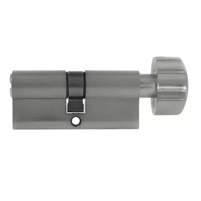 1x Cilindro con Pomo 60MM 30/30 + 5 Llave Puerta Zylinder Diferentes Cierres