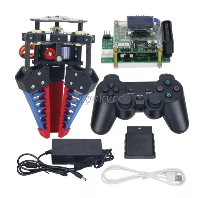Bionic Manipulator Mechanical Arm For 0.8-3.9" Objects Finger Gripper Robot Claw
