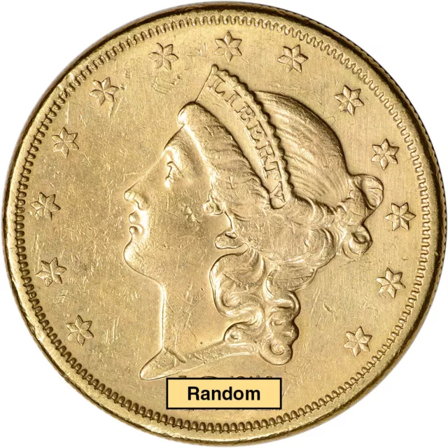 US Gold $20 Liberty Head Double Eagle - Jewelry Grade - Random Date