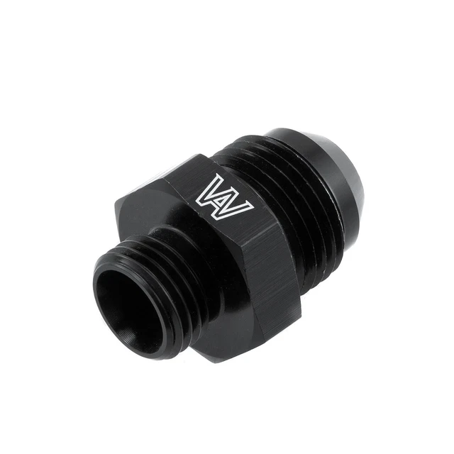 2Set ORB-8 8AN to AN8 Male O-ring Boss Hose Fitting Fuel Line Adapter