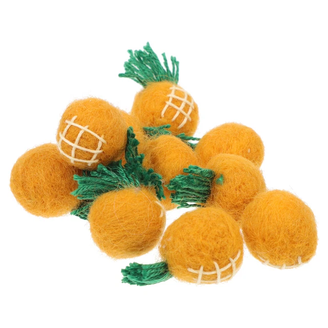 10 Pcs Filz Ananas Dekoration Für Zuhause Filzhandwerk Handy