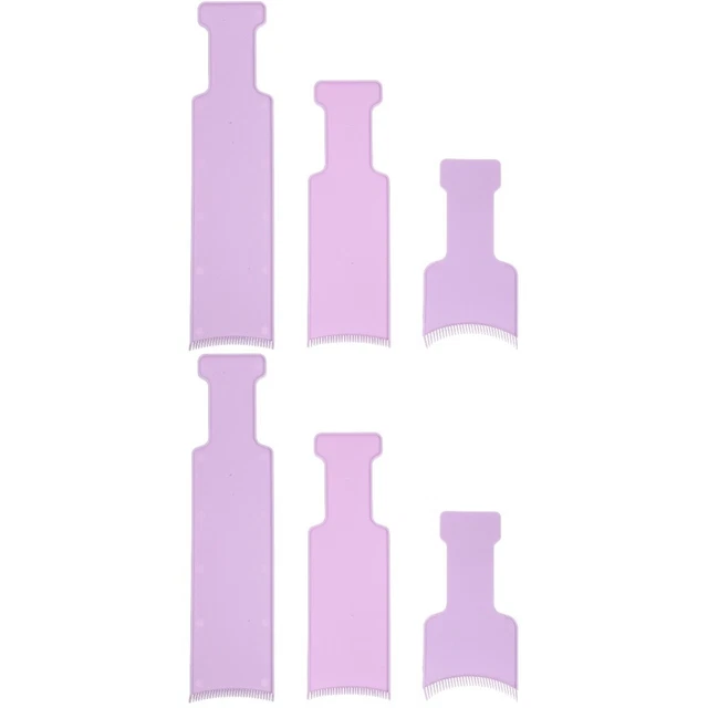 2x Transparente Haarfärbebretter – Highlight-Paddel Für Präzises Färben & Strähnen