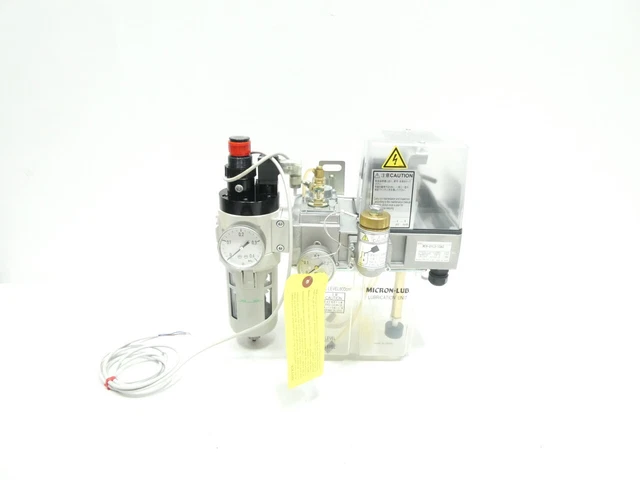 Azbil MC9-01L3-1DA2 Micron-lub Lubrication Unit 0.15-0.35mpa 110v-ac