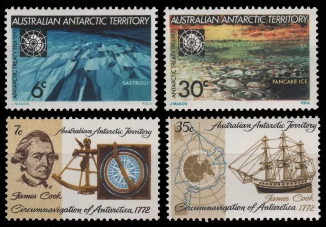 AAT / Austral. Antarktis 1971-1972 - Mi-Nr. 19-20 & 21-22 ** - MNH - 2 Ausgaben