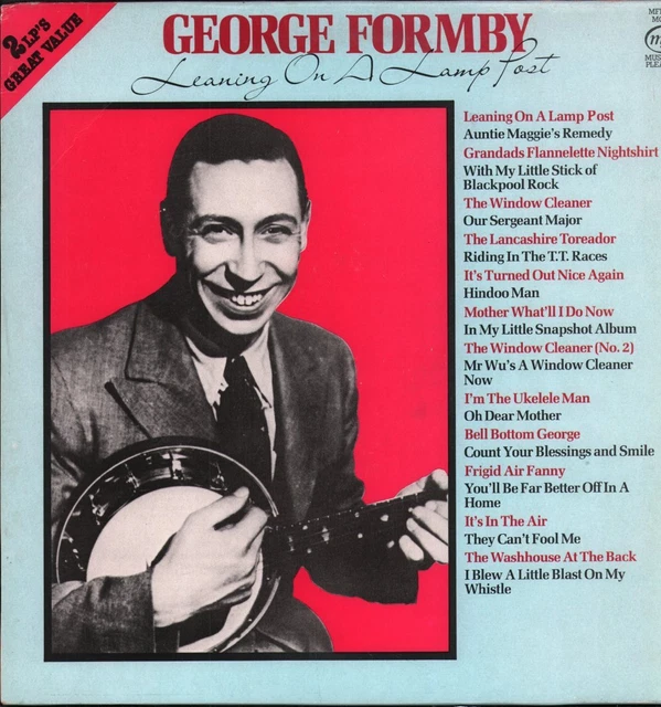 GEORGE FORMBY LEANING On A Lamp Post double LP vinyl UK Mfp 1983 album ...