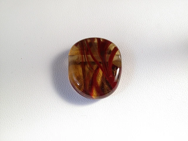 LAMPWORK GLASS FOCAL Bead HANDMADE Pendant OOAK ~STAYC BEE~ New ~Willow~
