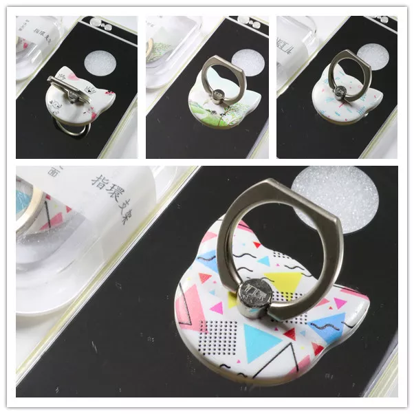 360°Finger Grip Metal Ring Stand Holder For Mobile Phones Tablet iPhone iPad