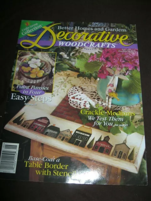 Craft painting book "Decorative Woodcrafts" by Better Homes and Gardens - Jun 98