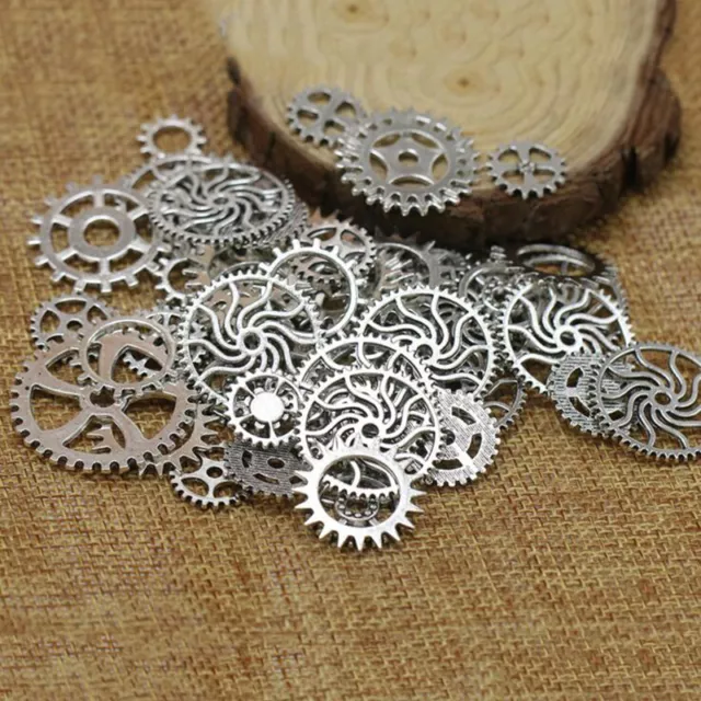 25/50/100g Useful steampunk Pocket Wrist Watch Parts Gears Cogs Wheels Parts 3