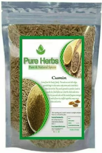 Pure Herbs Naturale Cumino & Cumino Per Indiano Cucinare