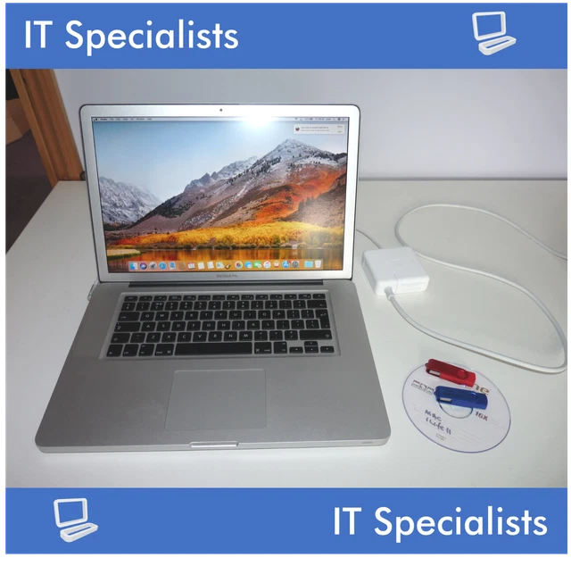 Apple MacBook Pro 4-core i7 laptop, 8GB, 250GB SSD, Radeon HD 6750 1680 x 1050.