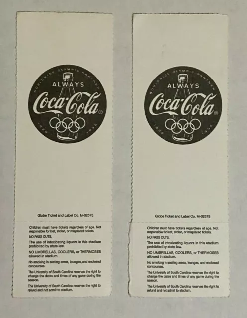 Original Nov 15 1997 South Carolina Vs Florida Gators Tickets X 2 Jevon Kearse 2