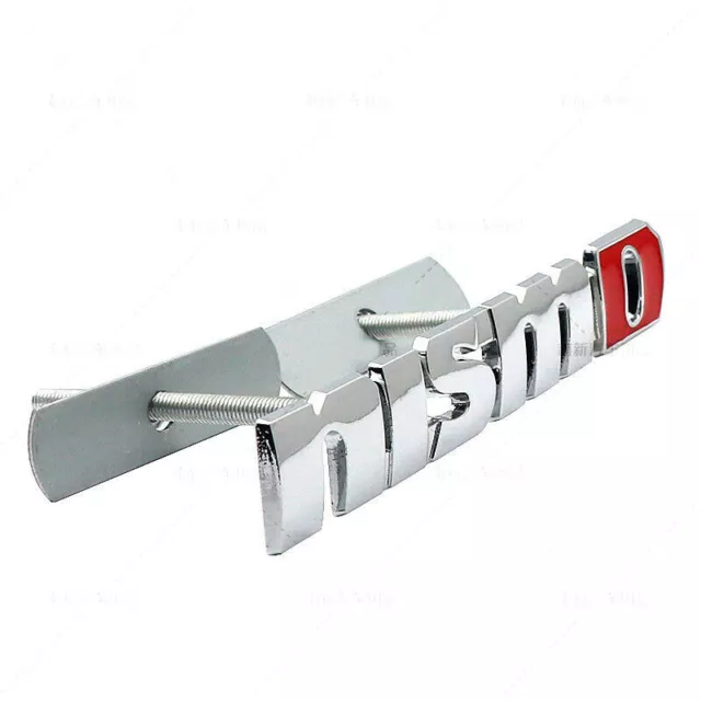 Nismo Grill Frontgrill auto aufkleber 3D Emblem Badge Plakette Schriftzug Nismo