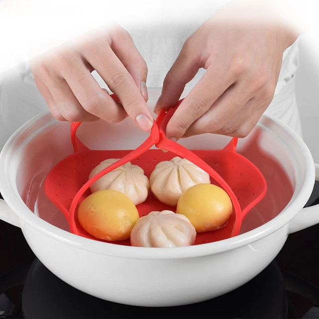 Fodera a vapore in silicone verdure in scatola lattina di pesce verdure vassoio in silicone