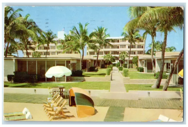 1954 Tom Rafflington Golden Strand Miami Beach Florida FL Unposted Tree Postcard