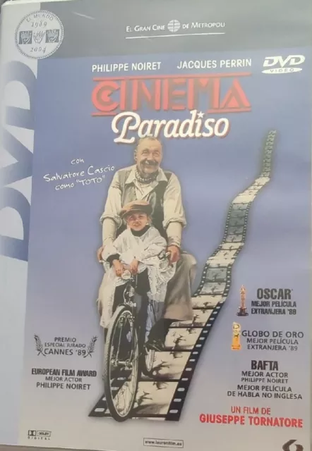 Cinema Paradiso DVD 1Oscar 1989 Philippe Noiret Jacques Perrin Francia region 2