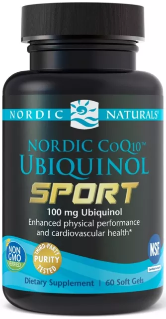 Nordic naturals Nordisch CoQ10 Ubiquinol Sport 100mg Verbessern Ausdauer 60
