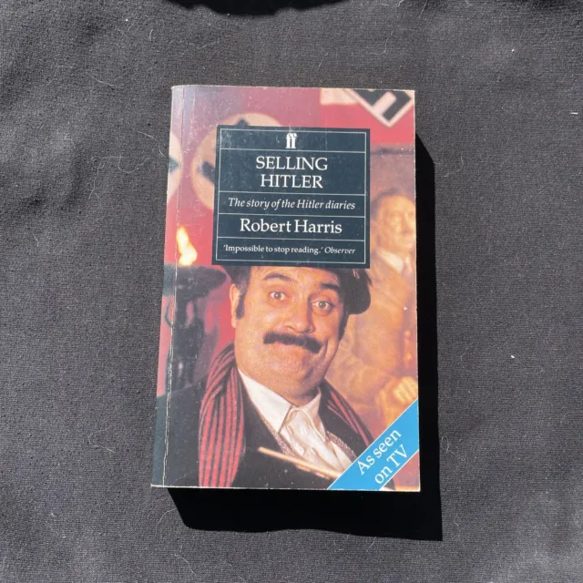 ORIGINAL RETRO War Paperback Book Novel Selling Hitler Robert Harris 1991 N