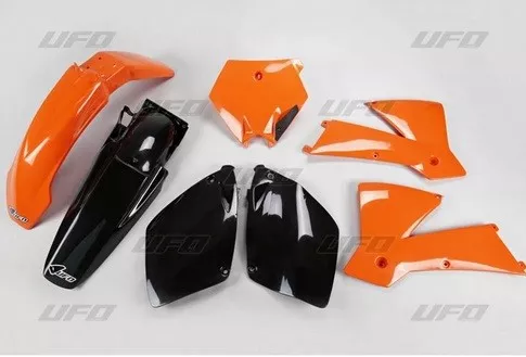 Kit plastique UFO motocross KTM SX 125 / 250 année 2003 orange