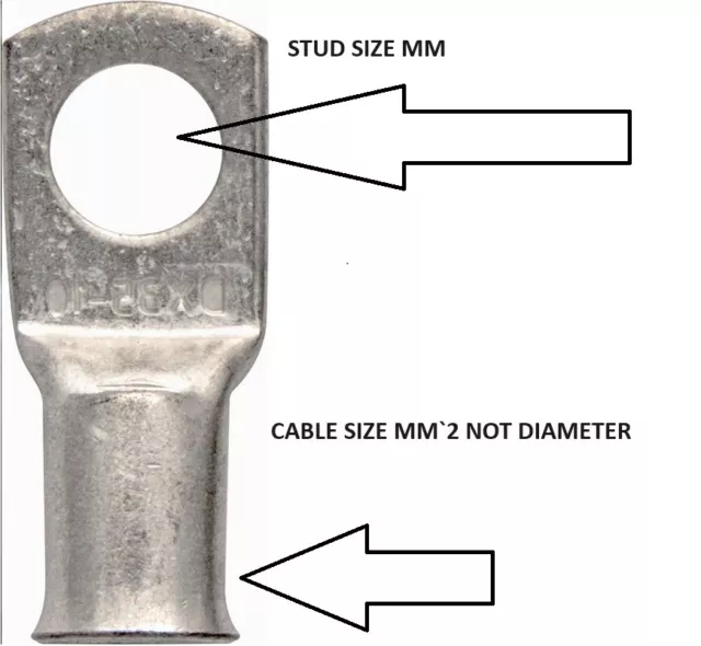 Copper Tube Terminals Terminal Lug Crimp Connector Battery Welding