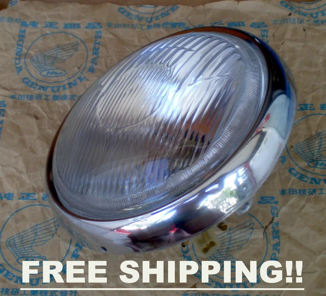 thumbnail image 2 of NOS Honda Headlight Case Assembly CB100 CG125 CL100 S90Z SL100 SL125 (61301-105-000) 2 of 5